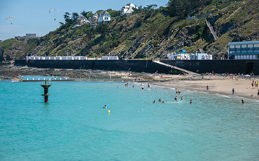 Toutes les plages de Granville sont autorisées à la baignade