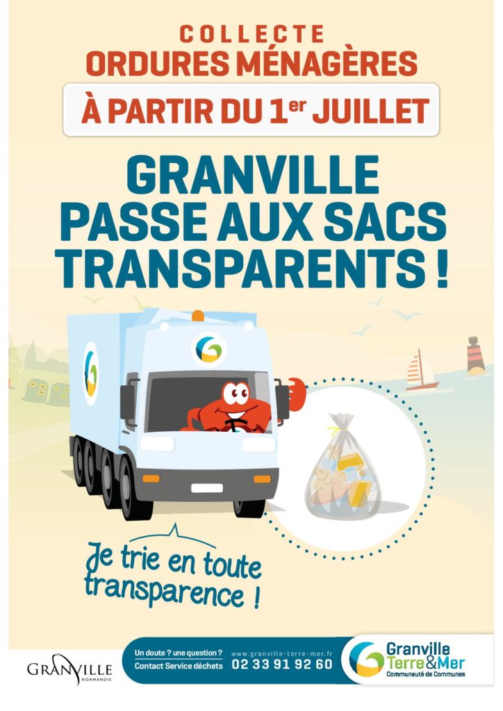 La distribution de sacs translucides se poursuit !