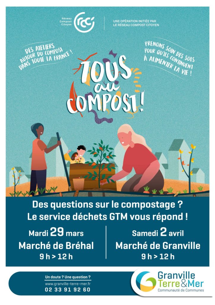 Stand d'information sur le compostage Granville