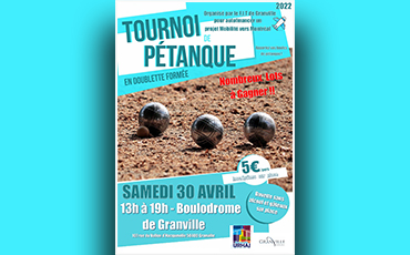 Tournoi de pétanque