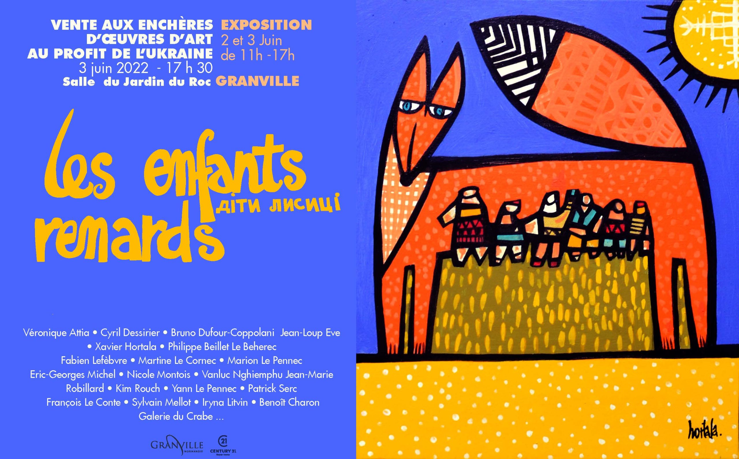Exposition et vente aux enchères d'œuvres d'art