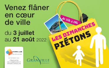 Dimanches piétons Granville été 2022.