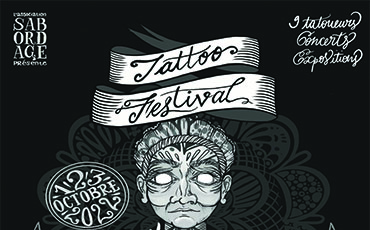 Festival ancre noire tatouage