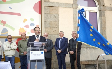 Intervention de Bertrand Bouyx, député du Calvados, représentant du Conseil de l'Europe - crédit: B. Croisy-coll. Ville de Granville