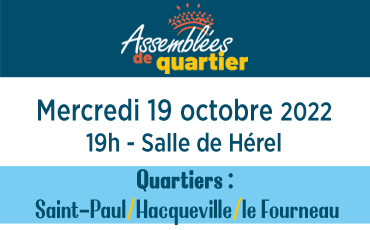 Participez à la prochaine assemblée de quartier !