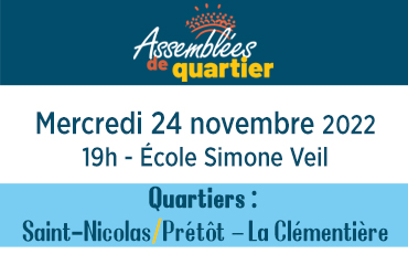 Participez à la prochaine assemblée de quartier !