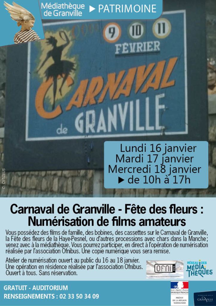Collecte numérique Patrimoine Carnaval - Médiathèque - Granville