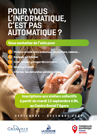 Affiche informatique automatique Granville