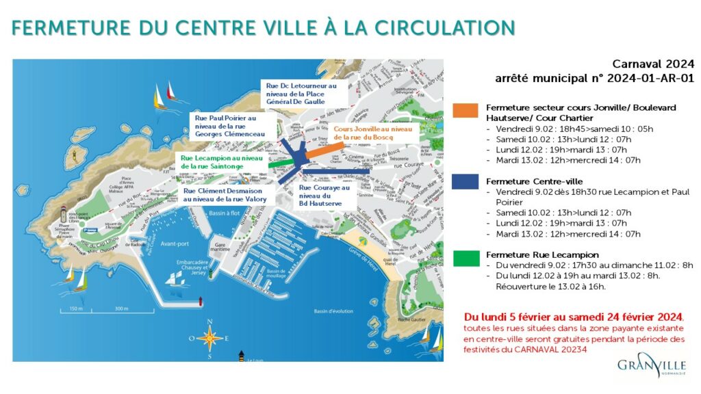 Le point sur les dispositifs de sécurité et d’accessibilité déployés pour le 150ème Carnaval de Granville