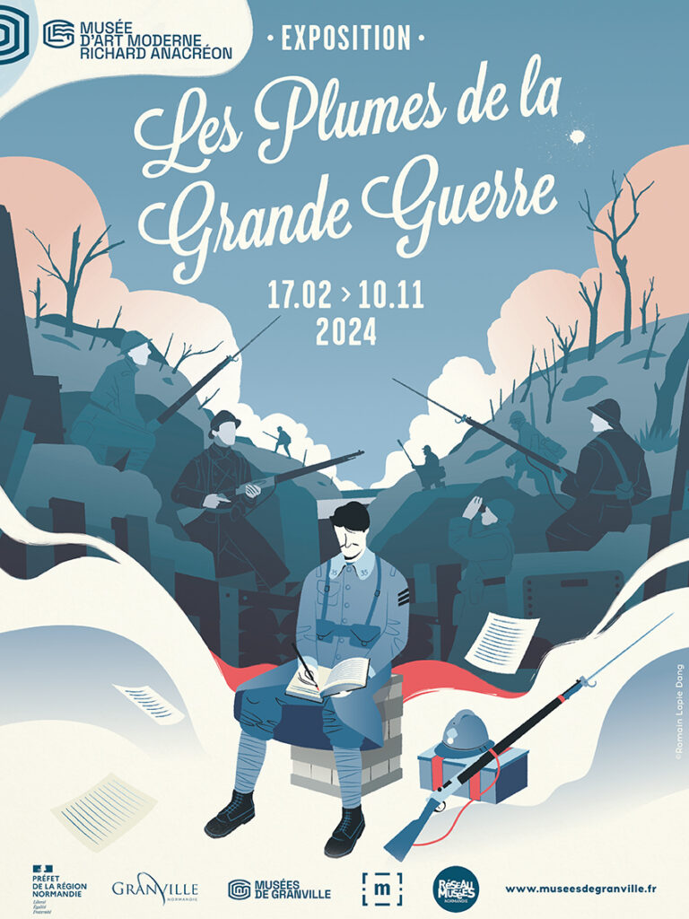 Les Plumes de la Grande Guerre, la nouvelle exposition du Musée d’art moderne Richard Anacréon