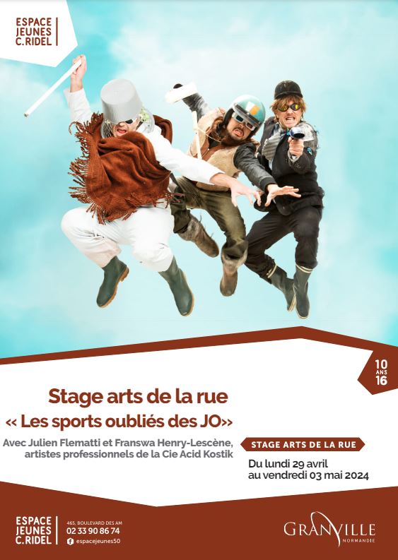 Stage arts de rue 2024 Espace Jeunes Stage arts de rue 2024 Espace Jeunes