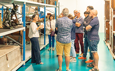 Visite commentée du Centre de conservation des musées de Granville