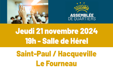 Assemblée de quartiers à Granville : Saint-Paul, Hacqueville, Le Fourneau