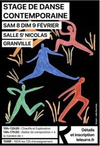 Stages danse Le Leurre février 2025 Granville