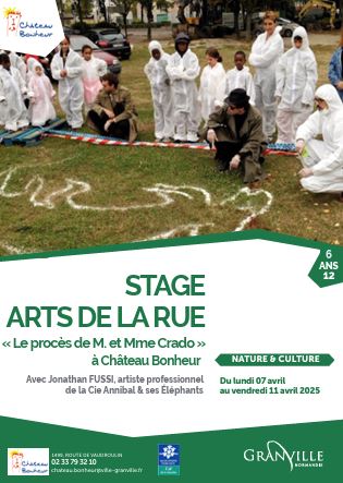 Stage arts de rue Château Bonheur avril 2025