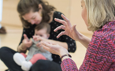 Atelier espace d'éveil des sens, les émotions de bébé