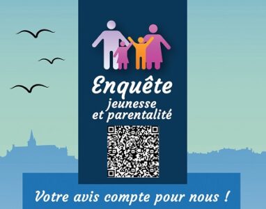 Visuel et flash code enquête jeunesse Ville de Granville Visuel et flash code enquête jeunesse Ville de Granville