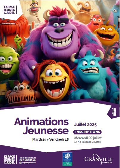 Animations jeunesse semaine 2 juillet 2025