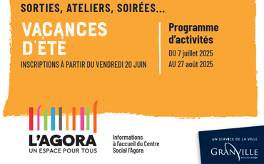 Programme activités Agora été 2025