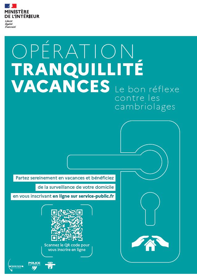 Opération Tranquillité Vacances Granville 2025