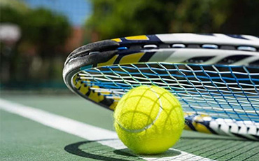 Animation de tennis sur un mini-court