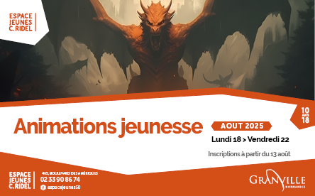 Les animations jeunesse du 18 au 22 août 2025 à l'Espace Jeunes