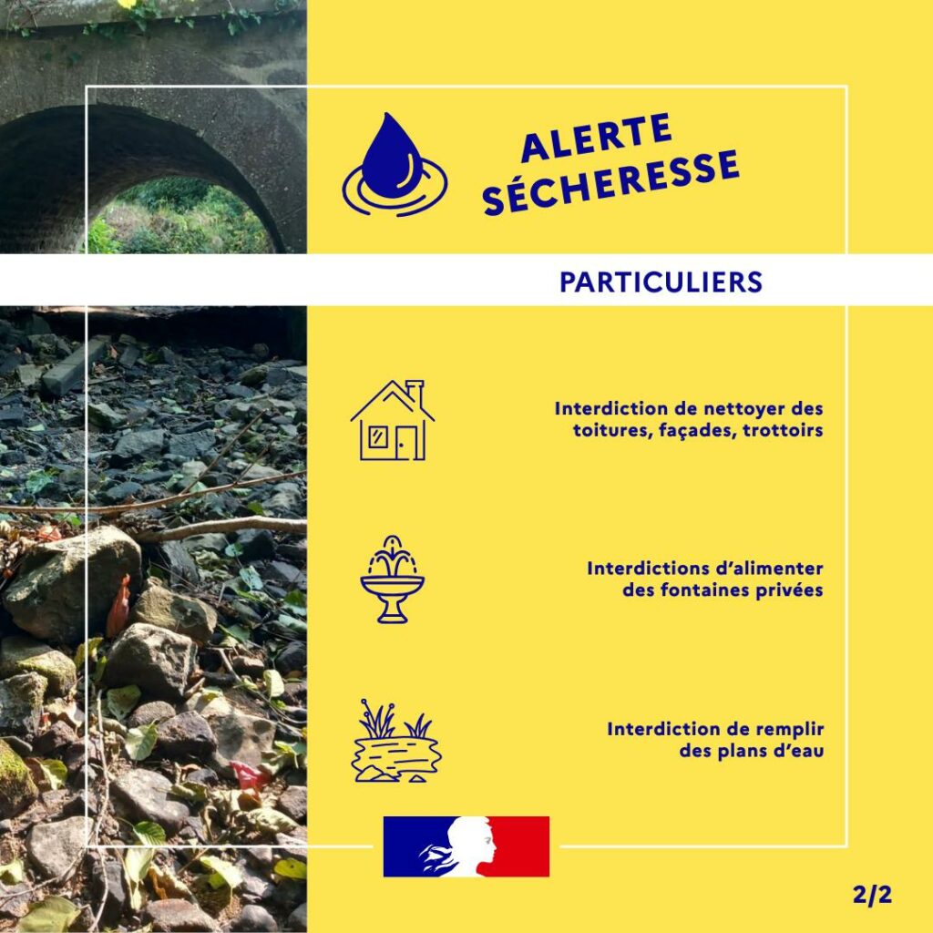 Alerte sécheresse particuliers aout 2025 Granville Alerte sécheresse particuliers aout 2025 Granville