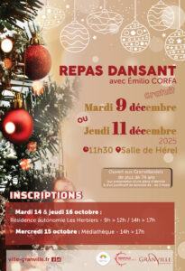 Repas dansant aînés décembre 2025