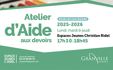 Aide aux devoirs Granville 2025 Granville France