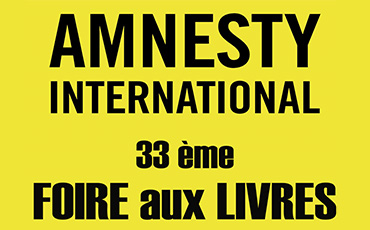 Foire aux livres Amnesty international