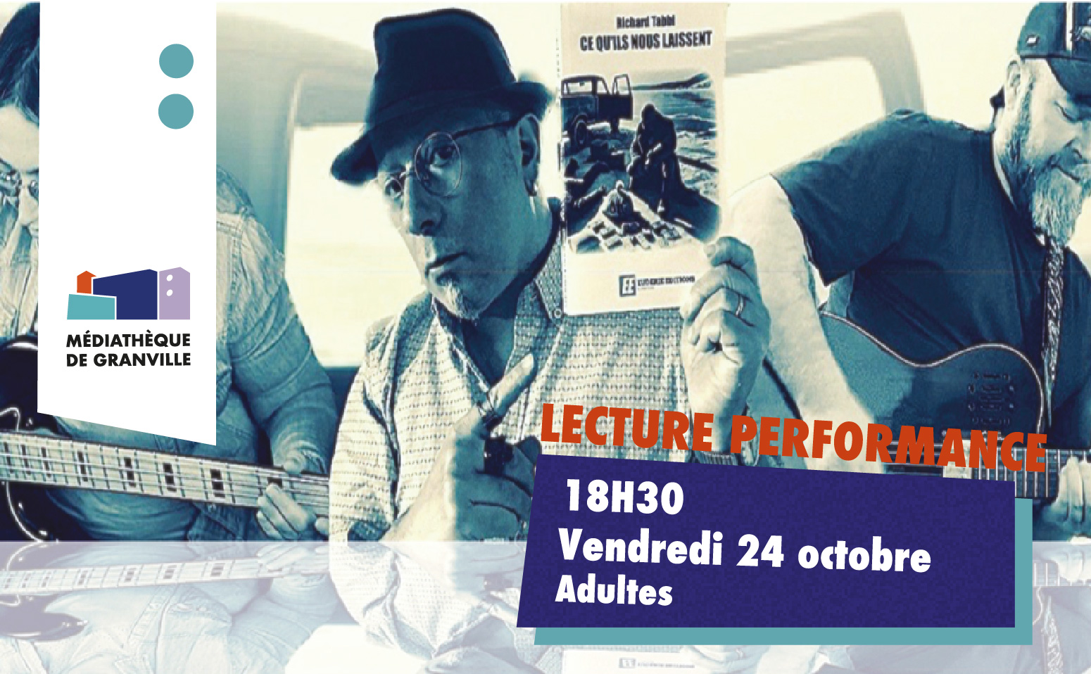 Lecture performance à la médiathèque