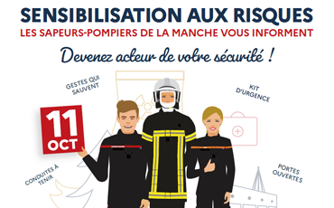 Sensibilisation aux risques : les sapeurs-pompiers de la Manche vous informent