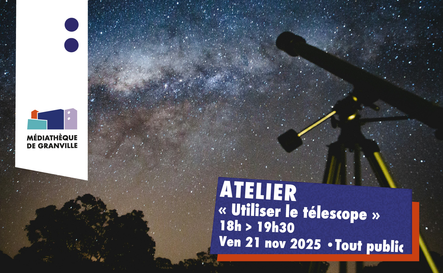 Atelier d'initiation à l'utilisation d'un télescope
