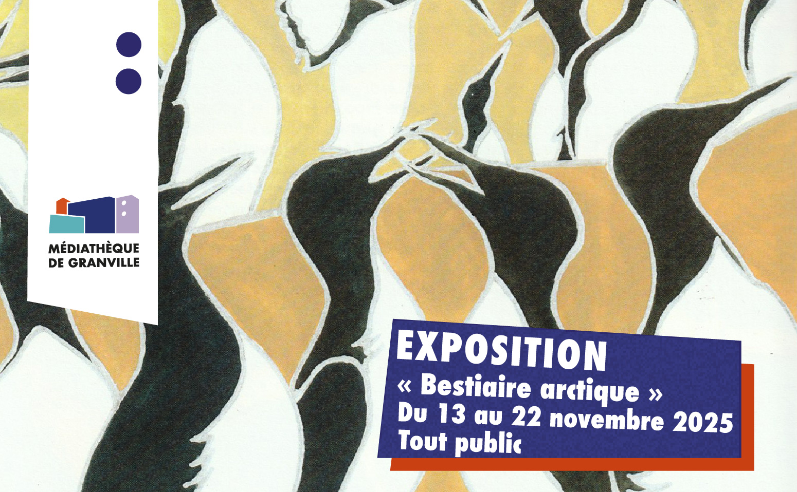 Exposition à la médiathèque : Bestiaire Arctique