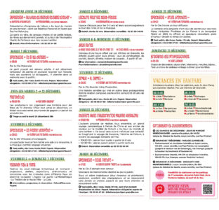 Programme animations Noël décembre 2025 Granville
