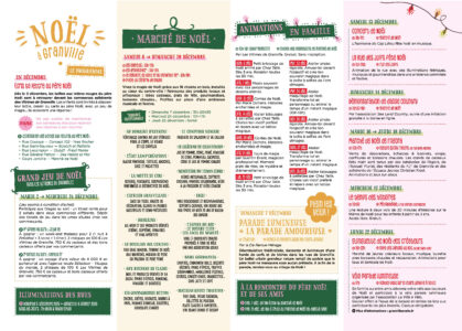 Programme animations Noël décembre 2025 Granville