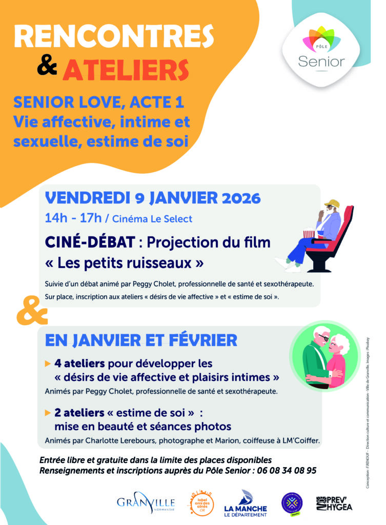 Affiche senior love acte 1 vie affective et estime de soi