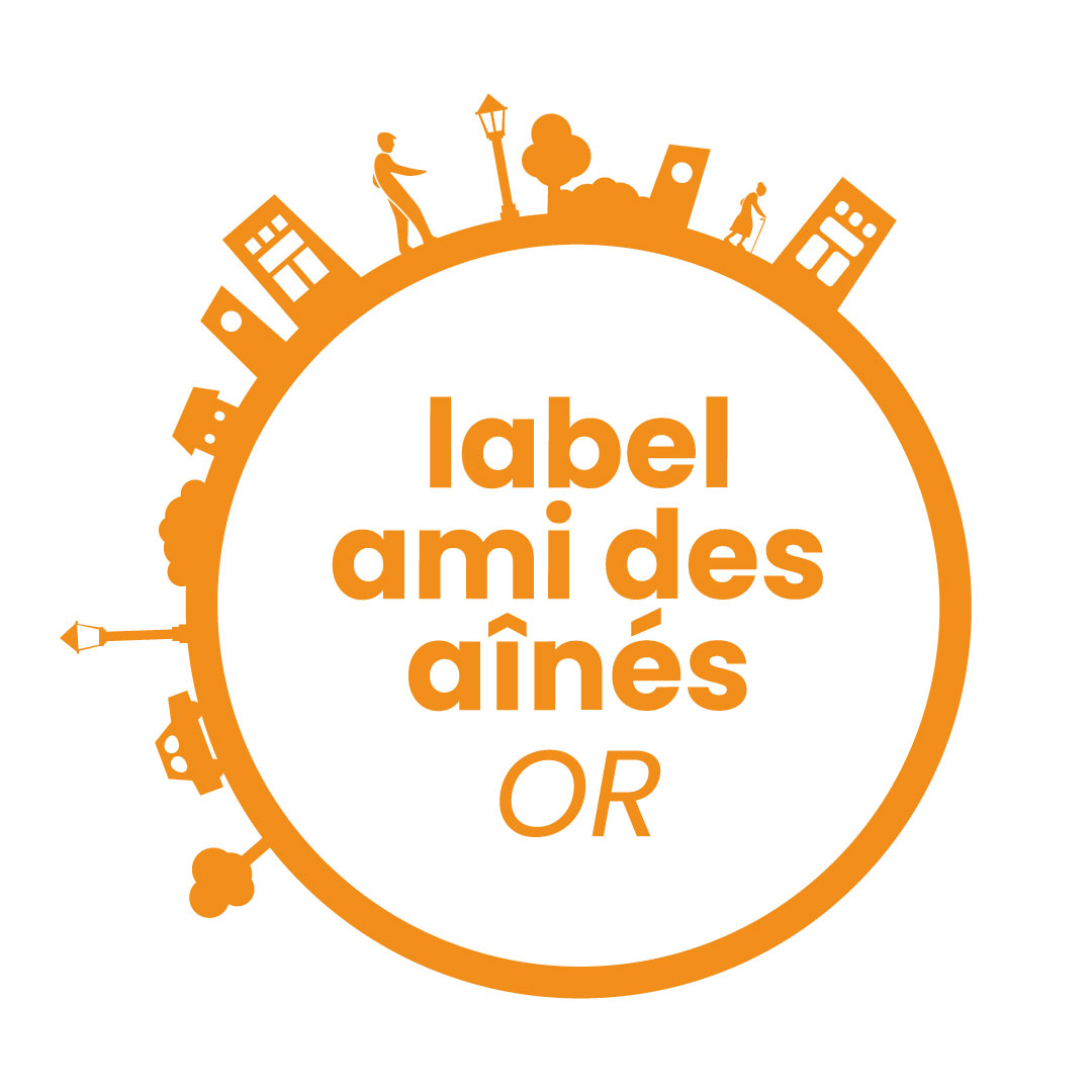 Logo Label Or Ville amie des aînés Granville