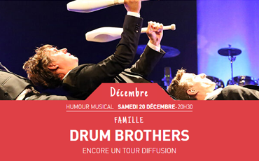 Spectacle d'humour musical : Drum Brothers