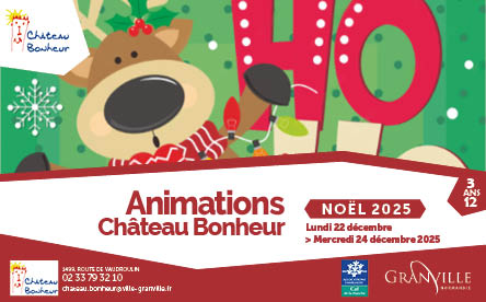 Vacances de Noël 2025 : programme des animations à Château Bonheur