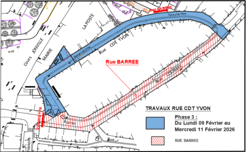 RUE CDT YVON – TRAVAUX PHASE 3 RUE CDT YVON - TRAVAUX PHASE 3