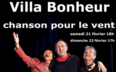 Spectacle chanté "Chanson pour le vent" à la Villa Bonheur