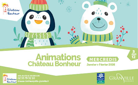 Château Bonheur : programme des mercredis en janvier et février 2026