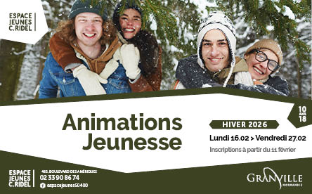 SLIDE vacances février 2026 Espace Jeunes