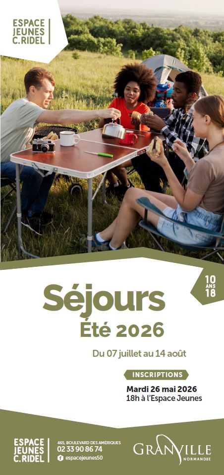 Séjours été Espace Jeunes 26 mai Séjours été Espace Jeunes 26 mai 2026