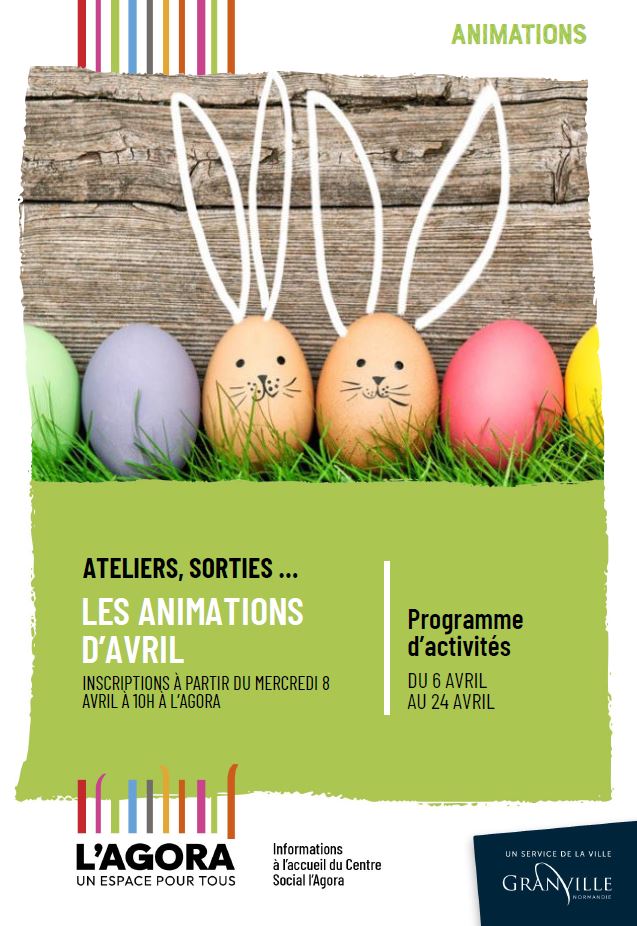 Animations Agora Animations Agora avril 2026