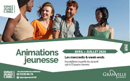 Programme des activités de l’Espace Jeunes d'avril à juillet 2026