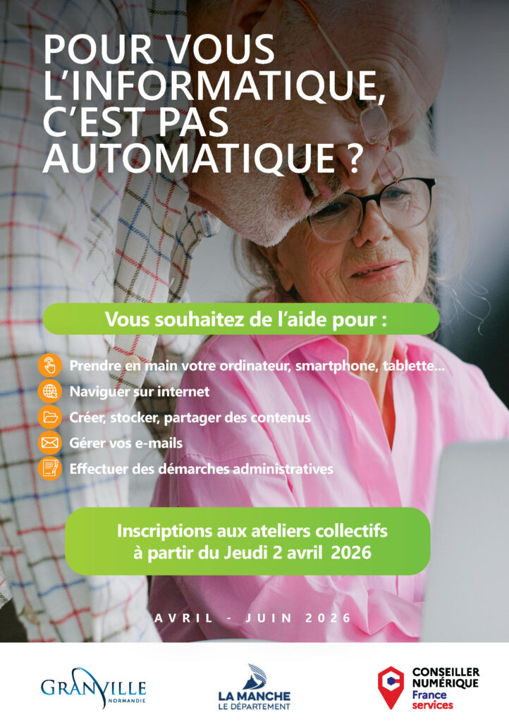 Ateliers numérique avril juin 2026