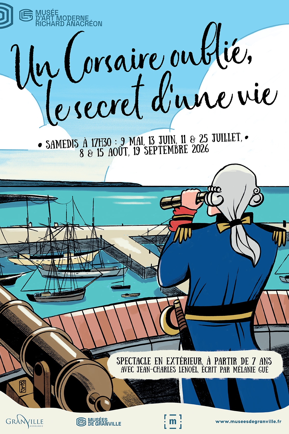 UN CORSAIRE OUBLIE 2026 COM RESEAUX Spectacle un corsaire oublié 2026 MamRA Granville