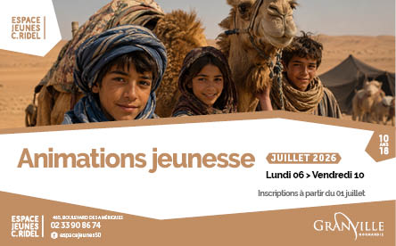 Les animations jeunesse du 6 au 10 juillet à l'Espace Jeunes